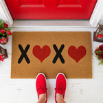 doormat, doormats, funny doormat, funny doormats, welcome mat, door mat, heart doormat, valentines doormat, coir doormat, front door mat, valentines day gift, valentines day mat, valentine doormat