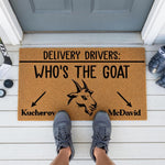 doormat, doormats, funny doormat, funny doormats, welcome mat, door mat, housewarming gift, hockey lover gift, hockey gifts, closing gift, realtor gift, new home gift, personalized doormat