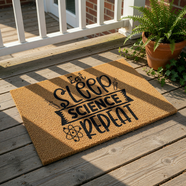 doormat, doormats, funny doormat, funny doormats, welcome mat, door mat, housewarming gift, New Home Gift, Science Teacher Gift, Science Lover Gift, STEM engineer gifts, gift for scientist, science doormat