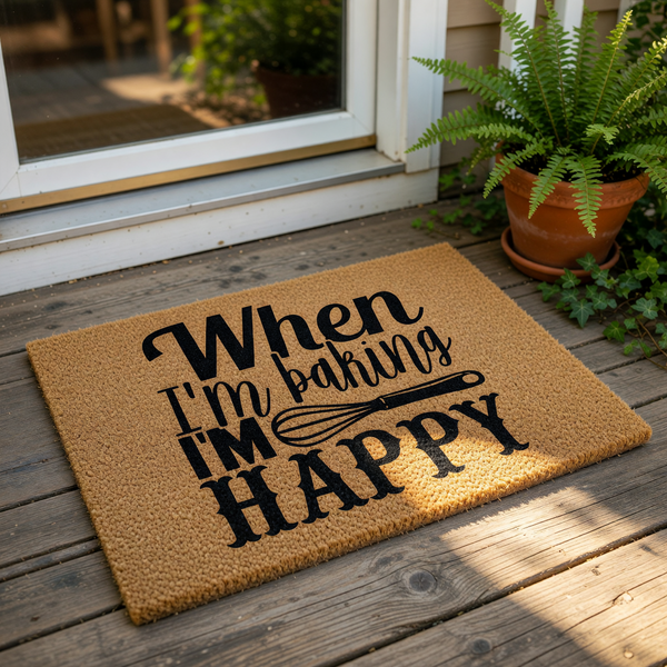 doormat, doormats, funny doormat, funny doormats, welcome mat, door mat, welcome door mat, front door mat, baking lover gift, housewarming mat, baking theme mat, dessert doormat, porch welcome mat