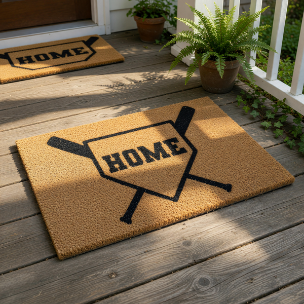 doormat, doormats, funny doormat, funny doormats, welcome mat, door mat, baseball doormat, baseball gift, Housewarming Gift, sports doormat, Baseball Welcome Mat, personalized doormat, custom doormat
