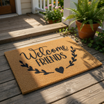 doormat, doormats, funny doormat, funny doormats, welcome mat, door mat, housewarming gift, front door mat, Friends Doormat, new home gift, welcome doormat, coir doormat, gift for friends