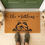 doormat, doormats, funny doormat, funny doormats, welcome mat, door mat, personalized doormat, Housewarming Gift, Pomeranian Gift, custom doormat, custom welcome mat, Pomeranian doormat, new homeowner gift
