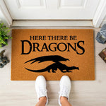 doormat, doormats, funny doormat, funny doormats, welcome mat, door mat, housewarming gift, dungeons and dragons, dragon doormat, welcome doormat, Coir Doormat, new home gift, Dragon Gift