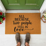 doormat, doormats, funny doormat, funny doormats, welcome mat, door mat, Housewarming Gift, New Home Gift, Anniversary Gift, Wedding Gift, Couple Gift, New Homeowners
