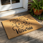 doormat, doormats, funny doormat, funny doormats, welcome mat, door mat, Valentines Doormat, cat lover gift, Valentines Gift, valentines day mat, Valentine's Day, Pet Lover Gift, cat mom gift