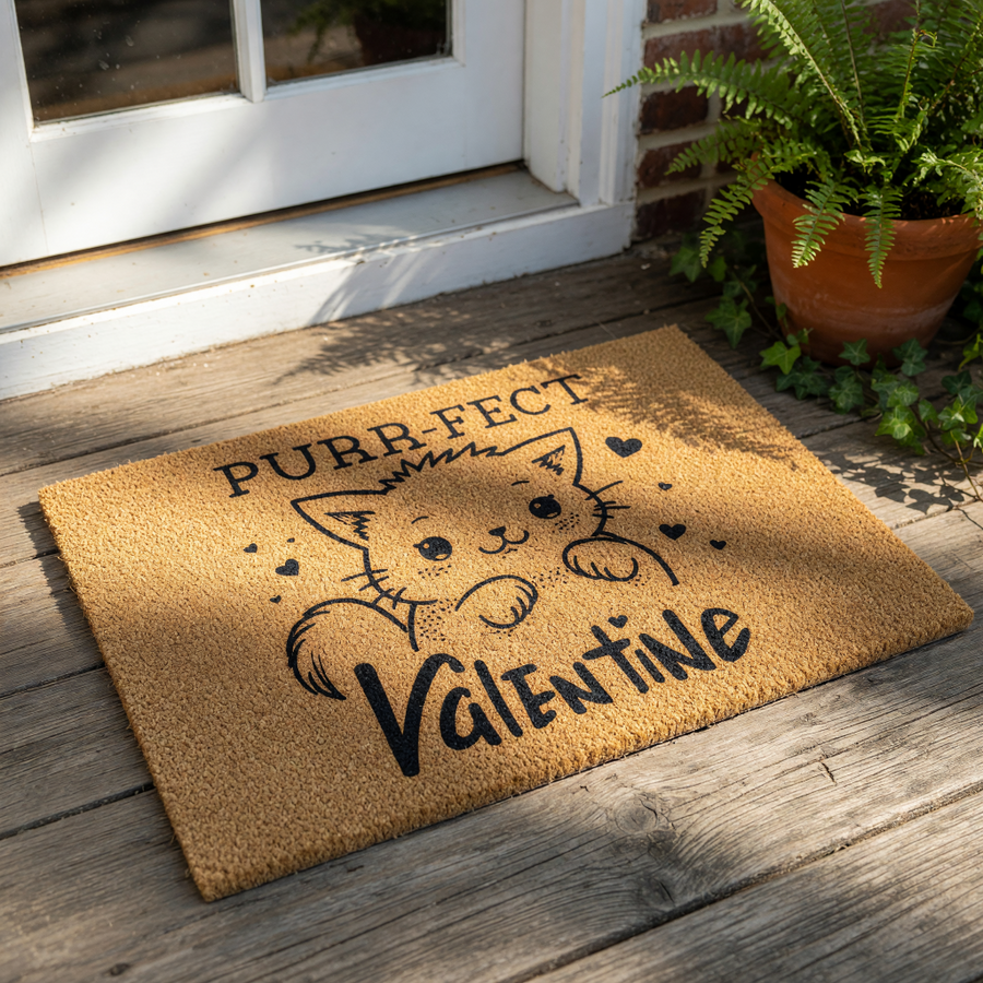 doormat, doormats, funny doormat, funny doormats, welcome mat, door mat, Valentines Doormat, cat lover gift, Valentines Gift, valentines day mat, Valentine's Day, Pet Lover Gift, cat mom gift