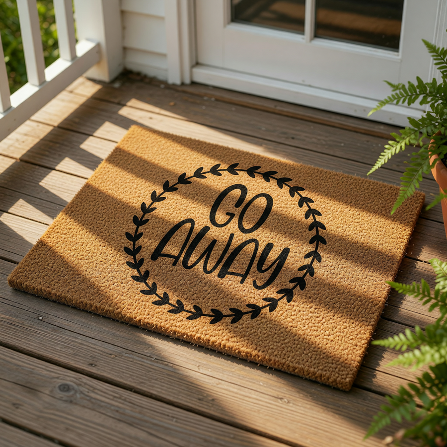 doormat, doormats, funny doormat, funny doormats, welcome mat, door mat, Housewarming Gift, Go Away Doormat, Funny Welcome Mat, Front Door Mat, new home gift, Go Away Mat, Rude Doormat