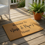 doormat, doormats, funny doormat, funny doormats, welcome mat, door mat, personalized doormat, Custom Doormat, Grandparents Gift, Grandparents Doormat, housewarming gift, gift for nana, grandparent gift