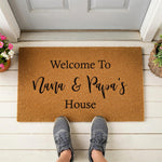 doormat, mothers day gift, door mat, grandparent doormat, grandparents gift, welcome sign, gift for grandma, grandkids gift, welcome mat, new baby gift, nana and papa, grandma gift, gift for grandpa