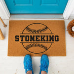 doormat, doormats, funny doormat, funny doormats, welcome mat, door mat, baseball doormat, Personalized Doormat, housewarming gift, Custom Doormat, baseball gift, custom welcome mat, baseball welcome mat