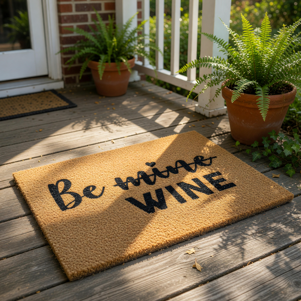 doormat, doormats, funny doormat, funny doormats, welcome mat, door mat, housewarming gift, wine lover gift, funny welcome mat, wine doormat, new home gift, coir doormat, funny wine doormat