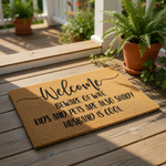doormat, doormats, funny doormat, funny doormats, welcome mat, door mat, housewarming gift, closing gift, New Home Gift, realtor gift, welcome doormat, wedding gift, funny gift