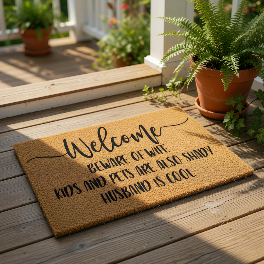 doormat, doormats, funny doormat, funny doormats, welcome mat, door mat, housewarming gift, closing gift, New Home Gift, realtor gift, welcome doormat, wedding gift, funny gift