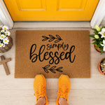 doormat, doormats, funny doormat, funny doormats, welcome mat, door mat, Housewarming Gift, New Home Gift, front door mat, Religious Gift, christian home gift, entrance mat, custom door mat