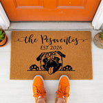 doormat, doormats, funny doormat, funny doormats, welcome mat, door mat, housewarming gift, personalized doormat, Dog lover gift, new home gift, custom personalized, family front door, welcome mat rug