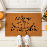 doormat, doormats, funny doormat, funny doormats, welcome mat, door mat, pumpkin doormat, fall doormat, halloween doormat, autumn doormat, fall welcome mat, Front Door Mat, fall pumpkin doormat