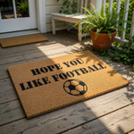 doormat, doormats, funny doormat, funny doormats, welcome mat, door mat, football doormat, housewarming gift, football lover gift, Football Gift, football fan gift, Coir Doormat, funny welcome mat
