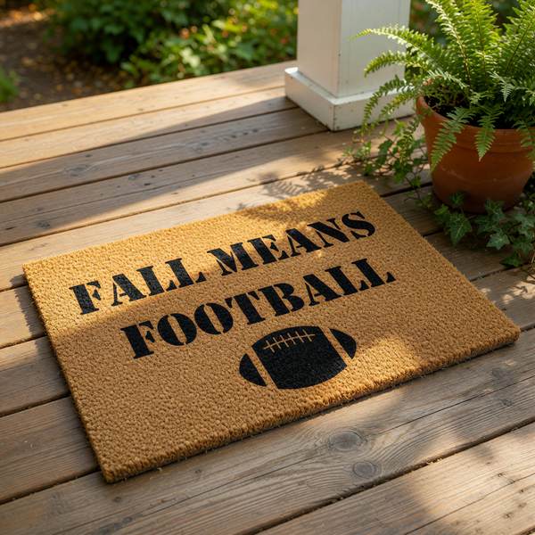 doormat, doormats, funny doormat, funny doormats, welcome mat, door mat, fall doormat, football doormat, Football Lover Gift, Autumn Doormat, Fall Door Mat, fall welcome mat, outdoor doormat