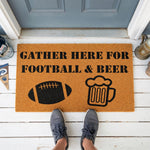 doormat, doormats, funny doormat, funny doormats, welcome mat, door mat, football doormat, Housewarming Gift, coir doormat, Cute Doormat, Football Dad Gift, Beer Drinker Gift, sports doormat