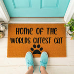 doormat, doormats, funny doormat, funny doormats, welcome mat, door mat, cat lover doormat, housewarming gift, cat doormat, cat lover gift, front door mat, funny door mat, funny welcome mat