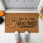 doormat, doormats, funny doormat, funny doormats, welcome mat, door mat, halloween doormat, funny welcome mat, halloween gift, halloween mat, spooky doormat, Ghost Doormat, funny halloween mat