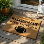 doormat, doormats, funny doormat, funny doormats, welcome mat, door mat, football doormat, housewarming gift, football lover gift, Football Gift, football fan gift, Coir Doormat, funny welcome mat