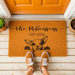 doormat, doormats, funny doormat, funny doormats, welcome mat, door mat, Housewarming Gift, new homeowner gift, wedding gift, New Home Gift, mothers day gift, new pet owner gift, Chihuahua Gift