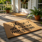 doormat, doormats, funny doormat, funny doormats, welcome mat, door mat, Housewarming Gift, Funny Welcome Mat, new home gift, wedding gift, Funny Gift, Wife Gift, personalized doormat