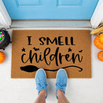 doormat, doormats, funny doormat, funny doormats, welcome mat, door mat, Halloween doormat, i smell children, Fall Doormat, hocus pocus doormat, happy halloween, hocus pocus, halloween coir rug
