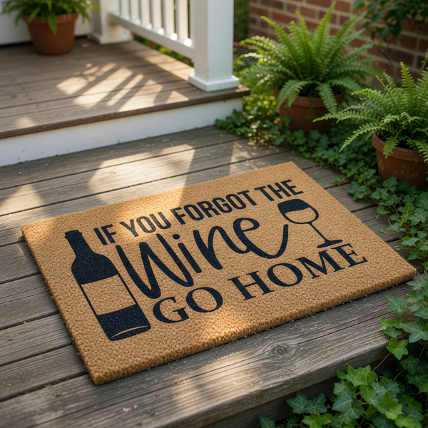 doormat, doormats, funny doormat, funny doormats, welcome mat, door mat, housewarming gift, wine lover gift, funny welcome mat, wine doormat, new home gift, coir doormat, funny wine doormat