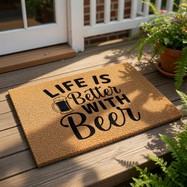 doormat, doormats, funny doormat, funny doormats, welcome mat, door mat, housewarming gift, funny welcome mat, beer lover gift, beer doormat, New Home Gift, front door mat, personalized doormat