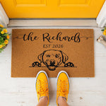 doormat, doormats, funny doormat, funny doormats, welcome mat, door mat, Housewarming Gift, dog lover gift, Dog Welcome Mat, Custom Doormat, personalized doormat, custom dog doormat, dog mom gift
