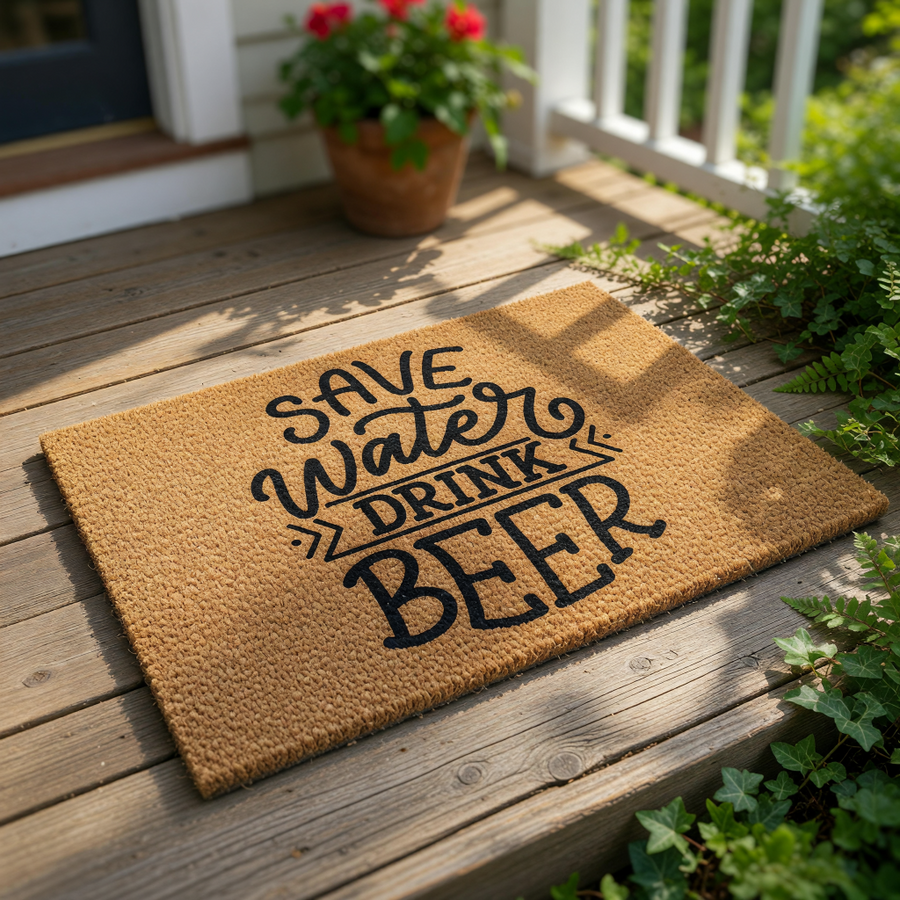 doormat, doormats, funny doormat, funny doormats, welcome mat, door mat, housewarming gift, funny welcome mat, beer lover gift, beer doormat, New Home Gift, front door mat, closing gift