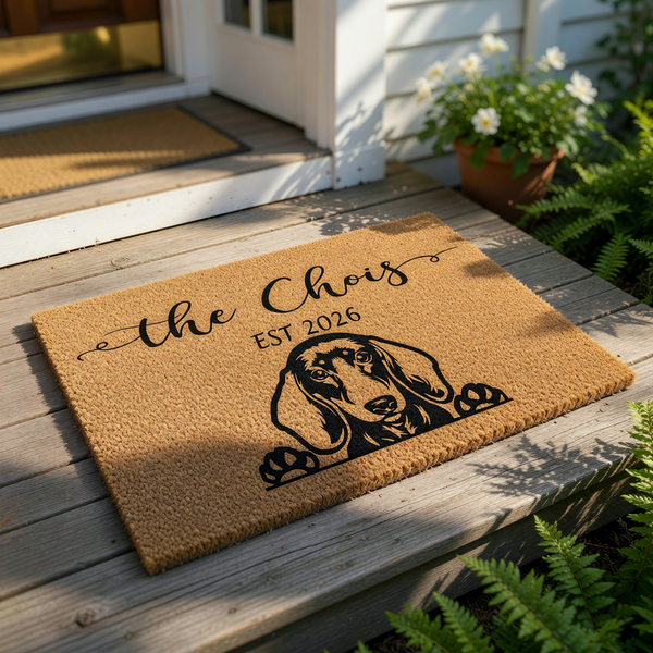 doormat, doormats, funny doormat, funny doormats, welcome mat, door mat, new home gift, housewarming gift, Dog Lover Gift, dachshund gift, pet lover gift, mothers day gift, new pet owner gift