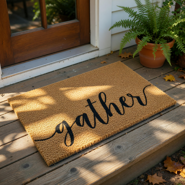 doormat, doormats, funny doormat, funny doormats, welcome mat, door mat, Housewarming Gift, New Home Gift, Gather Doormat, Front Door Mat, Coir Doormat, closing gift, Porch Decor