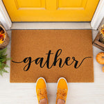 doormat, doormats, funny doormat, funny doormats, welcome mat, door mat, Housewarming Gift, New Home Gift, Gather Doormat, Front Door Mat, Coir Doormat, closing gift, Porch Decor