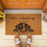 doormat, doormats, funny doormat, funny doormats, welcome mat, door mat, Housewarming Gift, dog lover gift, Custom Doormat, personalized doormat, custom dog doormat, dog mom gift, pet lover gift