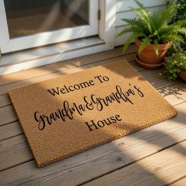 doormat, doormats, funny doormat, funny doormats, welcome mat, door mat, grandma gift, Housewarming Gift, Grandma Doormat, Custom Doormat, personalized doormat, Grandparents Gift, Mothers Day Gift