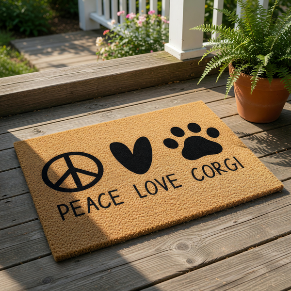 doormat, doormats, funny doormat, funny doormats, welcome mat, door mat, corgi doormat, housewarming gift, dog lover gift, corgi gifts, corgi gift, dog doormat, coir doormat