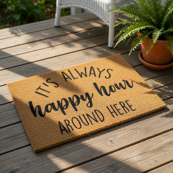 doormat, doormats, funny doormat, funny doormats, welcome mat, door mat, housewarming gift, happy hour doormat, funny welcome mat, new home gift, funny door mat, birthday gift, wedding gift