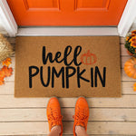 doormat, doormats, funny doormat, funny doormats, welcome mat, door mat, fall doormat, pumpkin doormat, autumn doormat, halloween doormat, thanksgiving mat, autumn welcome mat, thanksgiving doormat