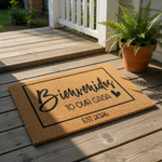 doormat, doormats, funny doormat, funny doormats, welcome mat, door mat, Spanish doormat, custom doormat, Housewarming Gift, custom door mat, personalized doormat, New Home Gift, bienvenidos doormat