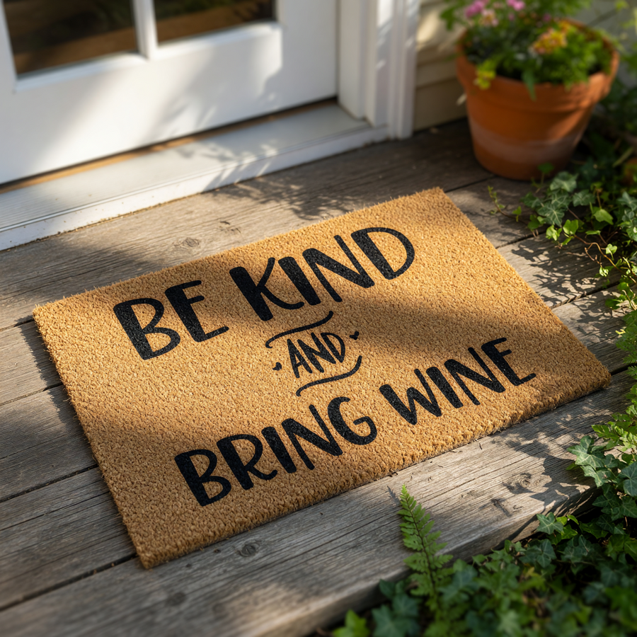 doormat, doormats, funny doormat, funny doormats, welcome mat, door mat, housewarming gift, wine lover gift, funny welcome mat, wine doormat, new home gift, coir doormat, funny wine doormat