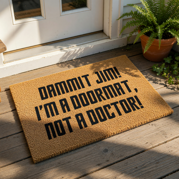 doormat, doormats, funny doormat, funny doormats, welcome mat, door mat, housewarming gift, star trek doormat, sci fi doormat, geek gift mat, fan gift doormat, funny welcome mat, front porch mat