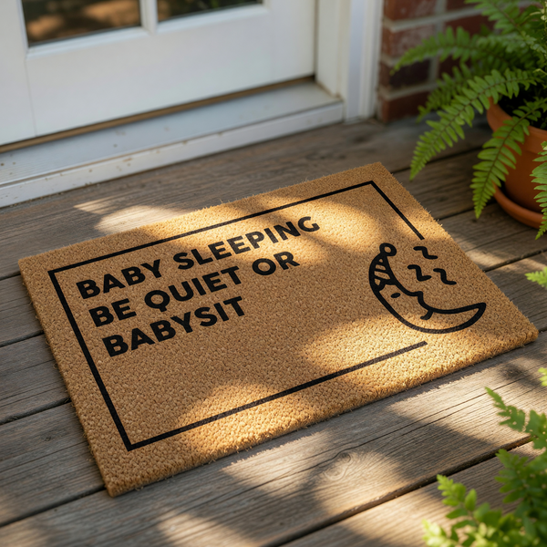 doormat, doormats, funny doormat, funny doormats, welcome mat, door mat, Baby Shower Gift, housewarming gift, new parent gift, New Mom Gift, Newborn Gift, new home gift, New Baby Gift