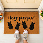 doormat, doormats, funny doormat, funny doormats, welcome mat, door mat, Easter Doormat, Spring Doormat, Easter Door Mat, Easter welcome mat, bunny doormat, Easter Decoration, easter bunny doormat