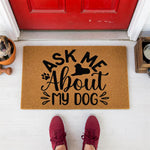 doormat, doormats, funny doormat, funny doormats, welcome mat, door mat, custom dog doormat, housewarming gift, Dog Lover Gift, dog mom gift, Dog Mom Doormat, Unique Dog Gift, Housewarming Gifts