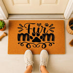 doormat, doormats, funny doormat, funny doormats, welcome mat, door mat, housewarming gift, dog mom, Dog Lover, fur mama, closing gift, dog mama, dog mom gift