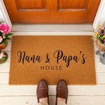 doormat, doormats, funny doormat, funny doormats, welcome mat, door mat, personalized doormat, grandparents gift, custom doormat, housewarming gift, grandparents doormat, custom welcome mat, gift for nana